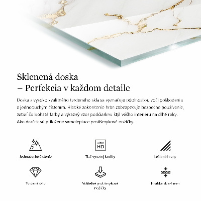 Piano in vetro per tavolo rettangolare con graffi sulla superficie effetto cemento