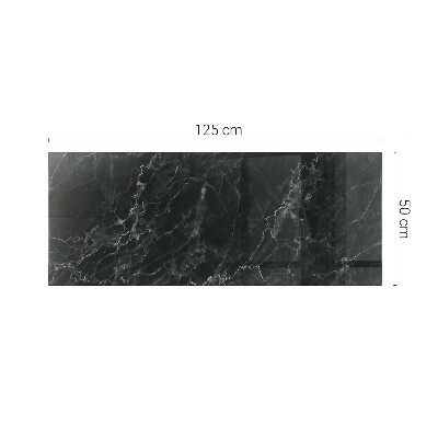 Piano in vetro per tavolo rettangolare con finitura effetto marmo dalle venature delicate