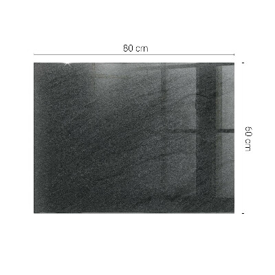Piano in vetro per tavolo rettangolare con motivo a trama di pietra