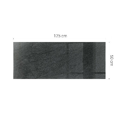 Piano in vetro per tavolo rettangolare con motivo a trama di pietra