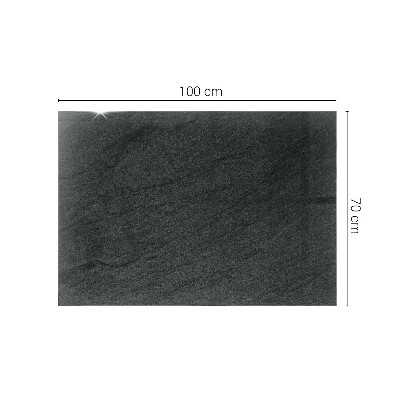 Piano in vetro per tavolo rettangolare con motivo a trama di pietra