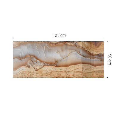 Piano in vetro per tavolo rettangolare con finitura in legno abbinata a resina