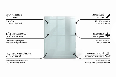 Piano in vetro per tavolo rettangolare in vetro temperato trasparente