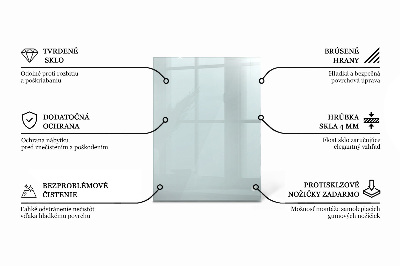 Piano in vetro per tavolo rettangolare in vetro temperato trasparente