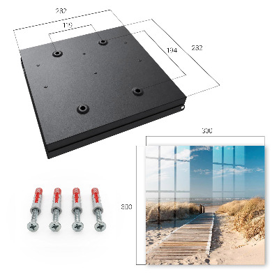 Cassetta portachiavi Spiaggia tranquilla