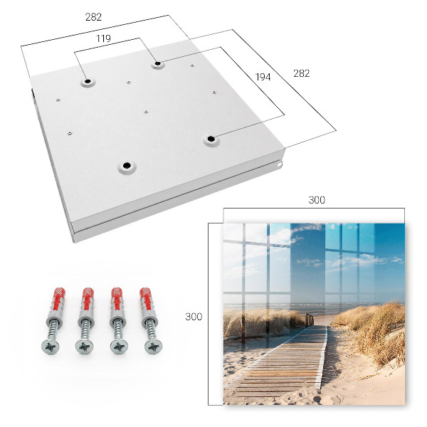 Cassetta portachiavi Spiaggia tranquilla