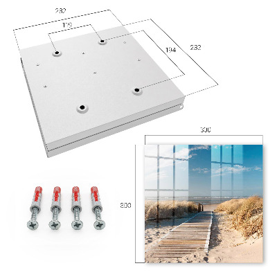 Cassetta portachiavi Spiaggia tranquilla