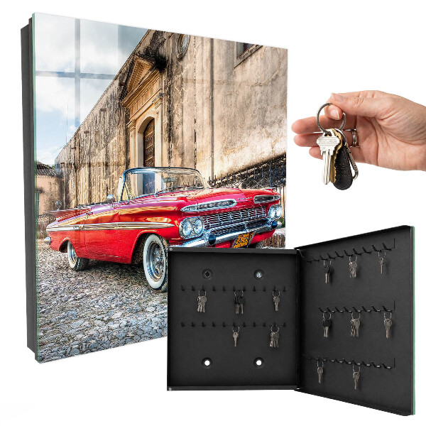 Cassetta portachiavi da muro Auto retrò