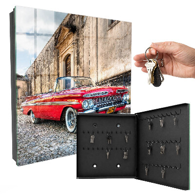 Cassetta portachiavi da muro Auto retrò