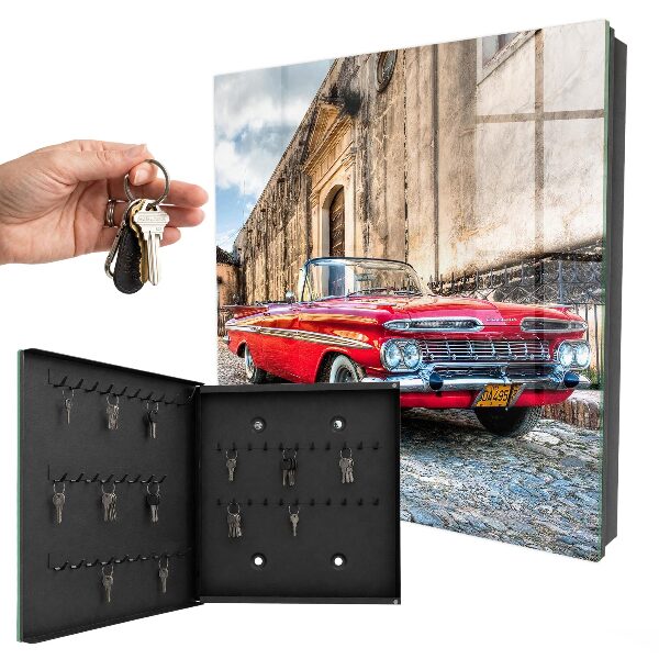 Cassetta portachiavi da muro Auto retrò