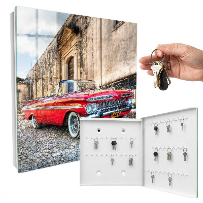 Cassetta portachiavi da muro Auto retrò