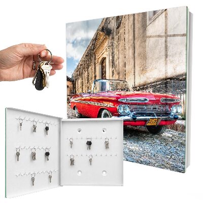 Cassetta portachiavi da muro Auto retrò