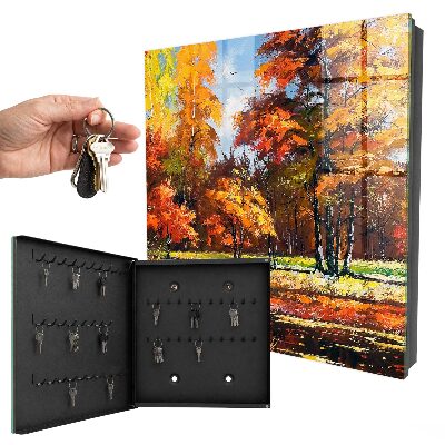 Cassetta portachiavi Paesaggio autunnale