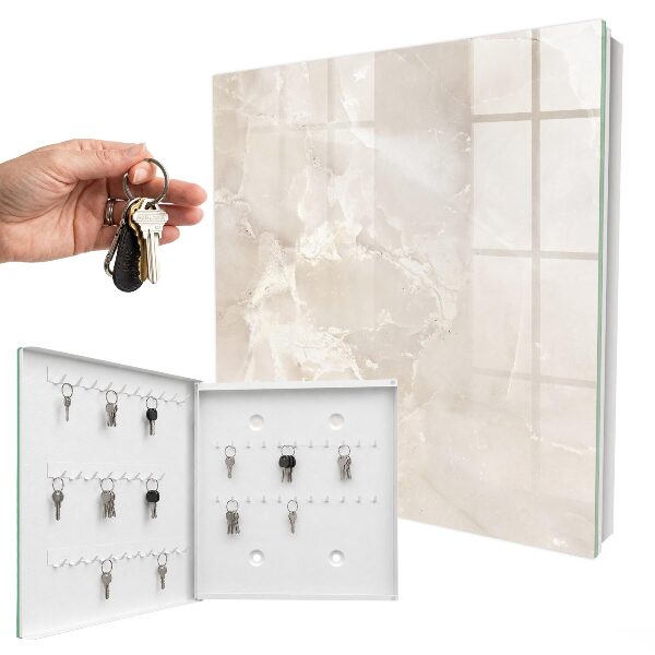 Armadietto portachiavi da parete Eleganza del marmo