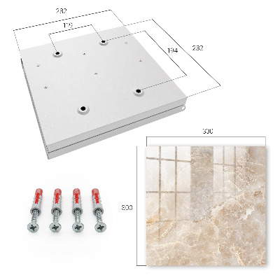 Cassetta portachiavi Marmo beige