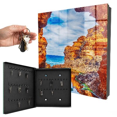 Cassetta portachiavi da muro Spiaggia soleggiata