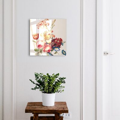 Cassetta portachiavi Fiori colorati