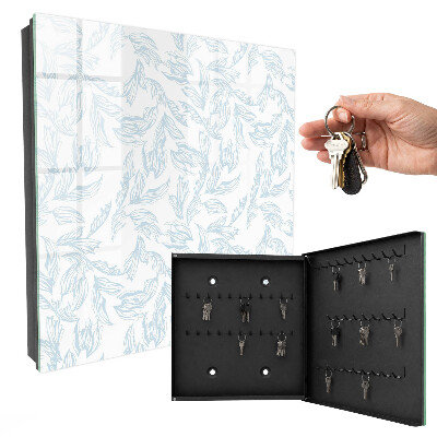Armadietto portachiavi da parete Motivo floreale