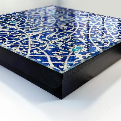 Armadietto portachiavi da parete Arabesco blu