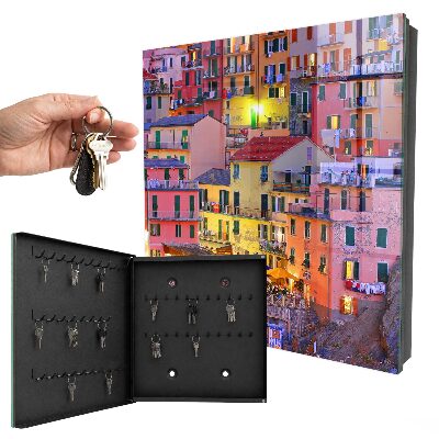 Cassetta portachiavi da muro Colori della città