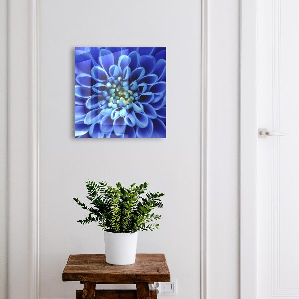 Armadietto portachiavi da parete Fiore blu
