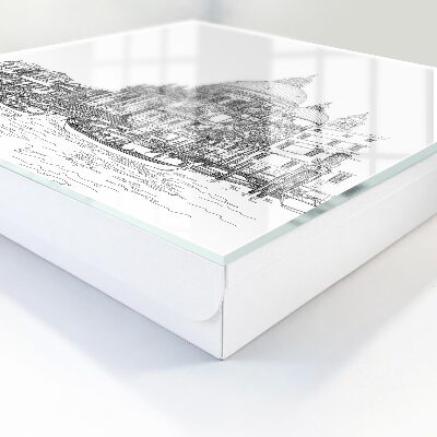 Armadietto portachiavi da parete Linee di Venezia