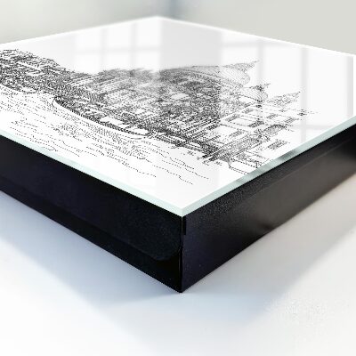 Armadietto portachiavi da parete Linee di Venezia