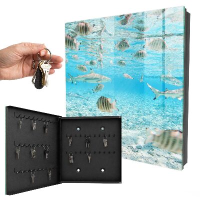 Cassetta portachiavi da muro Vita acquatica