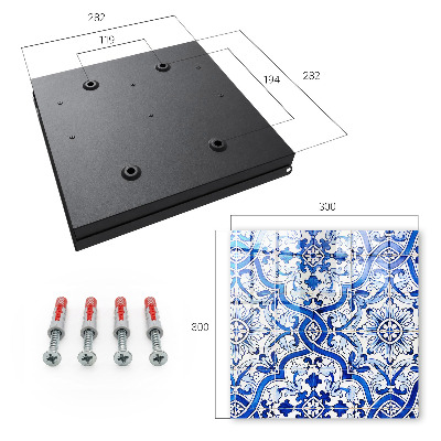 Cassetta portachiavi Piastrelle decorative