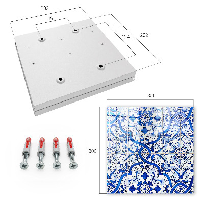 Cassetta portachiavi Piastrelle decorative