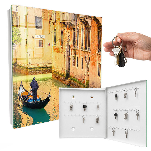 Cassetta portachiavi da muro Canale di Venezia