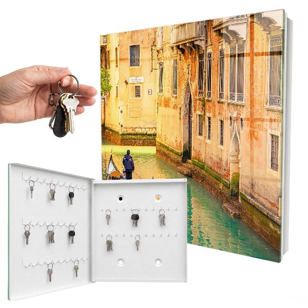 Cassetta portachiavi da muro Canale di Venezia