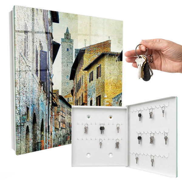 Cassetta portachiavi da muro Via Mediterranea