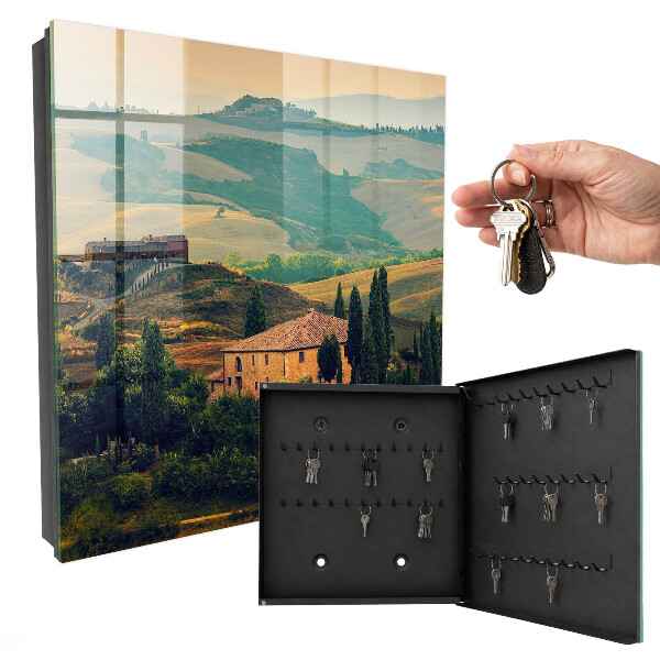 Cassetta portachiavi Paesaggio toscano
