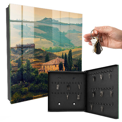 Cassetta portachiavi Paesaggio toscano