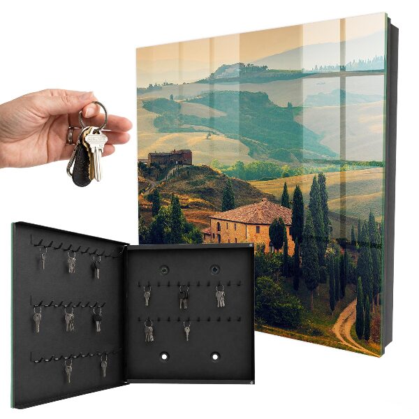 Cassetta portachiavi Paesaggio toscano