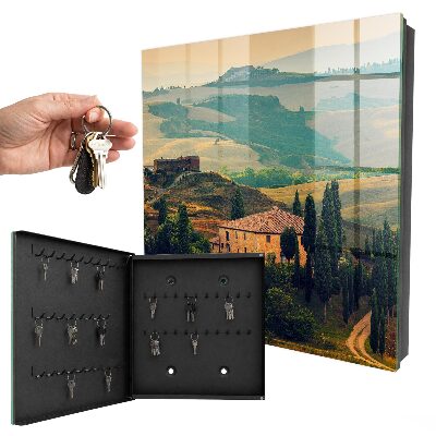 Cassetta portachiavi Paesaggio toscano