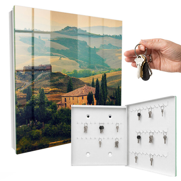 Cassetta portachiavi Paesaggio toscano