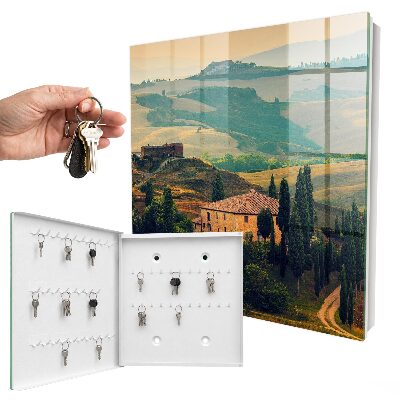 Cassetta portachiavi Paesaggio toscano