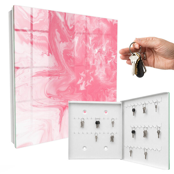 Cassetta portachiavi da muro Schiuma rosa