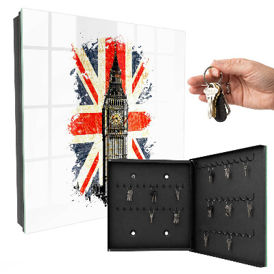 Armadietto portachiavi da parete Simbolo britannico