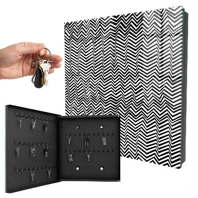 Cassetta portachiavi da muro Zigzag dinamici