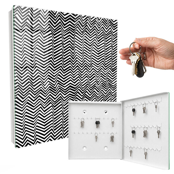 Cassetta portachiavi da muro Zigzag dinamici