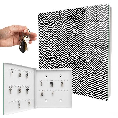 Cassetta portachiavi da muro Zigzag dinamici