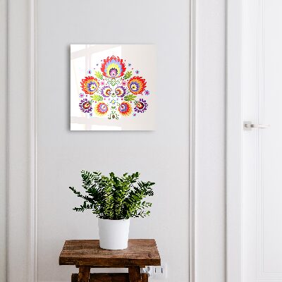 Cassetta portachiavi da muro Fiori popolari