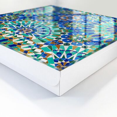 Armadietto portachiavi da parete Mosaico geometrico