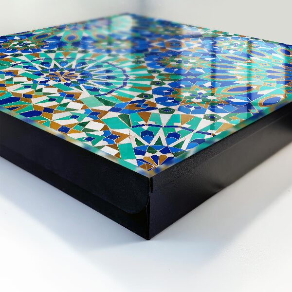 Armadietto portachiavi da parete Mosaico geometrico