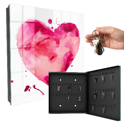 Cassetta portachiavi da muro Cuore d'amore