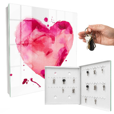 Cassetta portachiavi da muro Cuore d'amore
