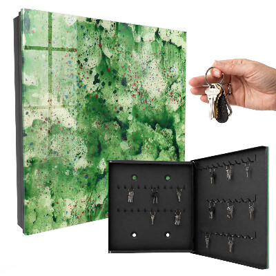 Armadietto portachiavi da parete Caos verde